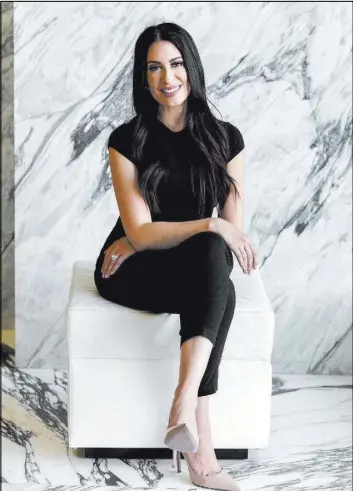  ??  ?? Interior design consultant Tiffany Sparks, Tiffany Sparks Design