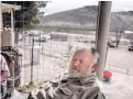  ??  ?? Rancher William Hurt rests after patrolling his land near the Mexican border in New Mexico’s Bootheel.