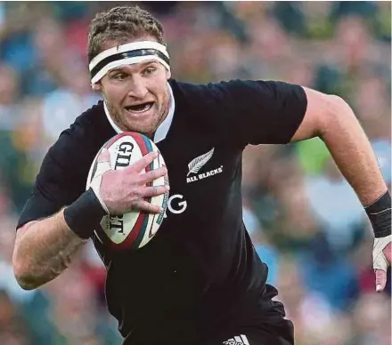  ??  ?? Kieran Read has played 97 Tests for the All Blacks since his debut in 2008.