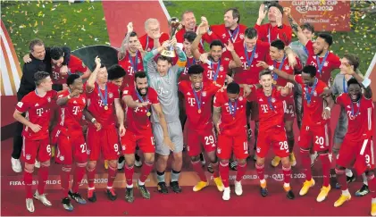  ?? Photos: EPA-EFE ?? Bayern Munich, last season’s champions and Pep Guardiola’s (left) former side, are still very much in the running to take the title this year.