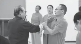  ?? PHOTOS PROVIDED TO CHINA DAILY ?? Top: Chen Jiye has been practicing wing chun for 60 years.