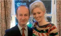  ??  ?? Henry Bolton with his model girlfriend Jo Marney.