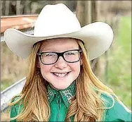  ?? SUBMITTED PHOTO ?? Mika Arnold, 11, daughter of Mike and Amanda Arnold of Lincoln, is a contestant for 2018 Lincoln Riding Club junior queen. Her older sister, Alexis, won the LRC junior queen crown in 2017.