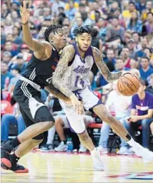  ?? Wally Skalij Los Angeles Times ?? BRANDON INGRAM was impressive against the Clippers, scoring 26 points, including the tying basket in regulation.