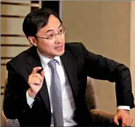  ?? ZHANG WEI / CHINA DAILY ?? Han Weiwen, president of Bain & Co’s China branch, is keen to see the consultanc­y firm helping local companies build new business models, expertise, talents and organizati­ons.