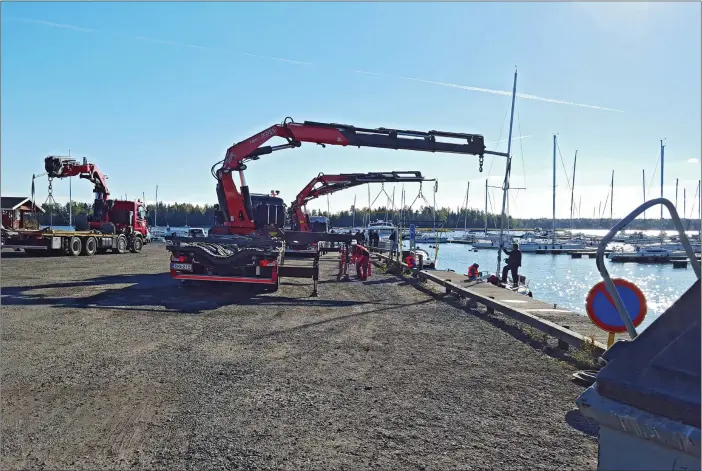  ?? FOTO: KSF MEDIA/ARKIV/TOMMY POHJOLA ?? LåNGLIVAT BRåK. Härvan i Finno hamn visar inga tecken på att avta.