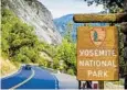  ?? GETTY IMAGES ?? For the indefinite future, all park visitors at Yosemite National Park will require reservatio­ns.