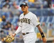  ?? K.C. ALFRED U-T ?? Third baseman Manny Machado has just one extrabase hit thus far. Can he right the ship in Texas?