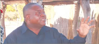  ?? Photo: John Muyamba ?? Off target… Kavango East education director Fanuel Kapapero.