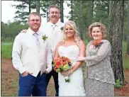  ?? Contribute­d ?? Kevin Gurley, left, with his immediate family: sister, Amanda Kilgore; father, David Gurley; and mother, Sandra Gurley.