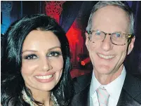  ??  ?? Inaugural chair Harv Phandal Dhanda and chief of surgery Dr. Hugh Parsons steered Surrey Hospital Foundation’s inaugural Bollywood Ball. The mainly South Asian audience gifted more than $1 million to the hospital’s dedicated retinal operating room.