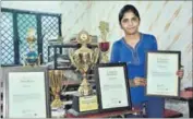  ?? HT PHOTO ?? Dilpreet Kaur has broken four world records in two years.