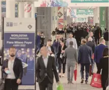  ?? ?? Il ritorno dei buyer. La forte crescita dei visitatori negli eventi di Fiera Milano