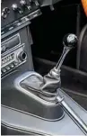  ??  ?? TOP How many hours to this stage? Don’t ask!
ABOVE Every little detail has to be spot on, even the shifter boot.
