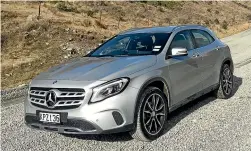  ??  ?? The Mercedes-Benz GLA looks and feels more like a hatch than an SUV (although technicall­y it’s the latter).