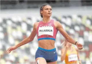  ?? // AFP ?? Sydney McLaughlin, oro en 400 metros vallas