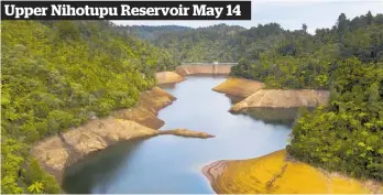  ??  ?? Upper Nihotupu Reservoir May 14