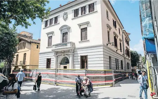  ?? ?? El final de les obres de l’Ajuntament de Sant Feliu de Llobregat ha estat endarrerit per l’encariment generalitz­at