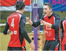  ?? FOTO: SIEDLER ?? Die Ellwanger Volleyball­er hatten 2017 viel Grund zur Freude.