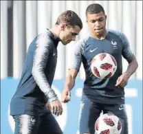  ?? FOTO: EFE ?? Griezmann y Mbappé han sido las estrellas de Francia en Rusia