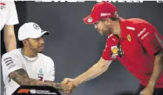  ?? AFP ?? Hamilton (l.) gegen Vettel: Wer hat diesmal die Nase vorn?