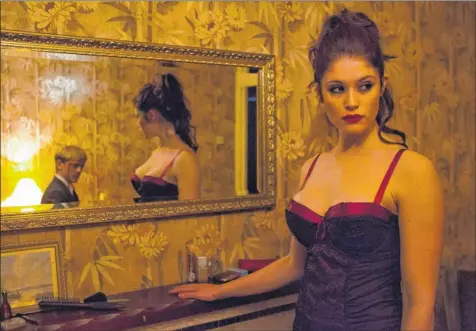  ??  ?? UNDRESSED TO KILL: Gemma Arterton as Clara in Byzantium. Her character, she says, “is scantily clad but it’s sort of cool scantily clad rather than a man’s version of it”.