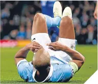  ??  ?? ■ Vincent Kompany has had injury woes.