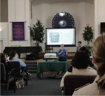  ??  ?? Internatio­nal students on their orientatio­n day at a campus auditorium at the Middlebury Institute of Internatio­nal Studies in Monterey, California, the U.S., on August 21, 2019