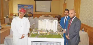  ?? –Supplied photo ?? LAUNCH: “We are celebratin­g the launch of the Jewelz residentia­l project in Dubai and the opening of the Danube Real Estate headquarte­rs in Al Khuwair in the Sultanate in the coming period,” Marketing and Sales Director at Danube Properties Said...