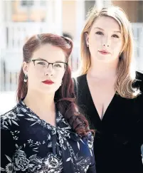  ?? ALLISON V. SMITH THE NEW YORK TIMES ?? Madeleine Thompson, left, and Courtney Keeling, sommeliers in Texas, said they dropped their pursuit of the master sommelier title because of sexual harassment.