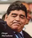  ??  ?? Diego Maradona