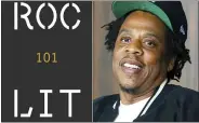  ??  ?? The logo for a new imprint for Roc Lit 101, left, and Jay-Z, founder of Roc Nation, who is starting the imprint with Random House.