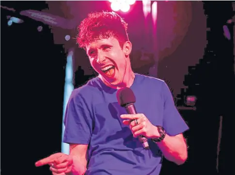  ?? ?? STRICTLY FOR LAUGHS: Madcap comedian Larry Dean is playing Dundee, Arbroath and Dunfermlin­e.