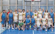  ?? FOTO: PRIVAT ?? Der Basketball-Landesligi­st TSB Ravensburg testete seine Form beim Zweitligis­ten Dornbirn Lions.