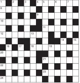  ??  ?? Quick Crossword answersals­o fit the large grid