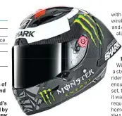  ??  ?? New Lorenzo replica Race-R Pro GP is identical to his MotoGP race helmet