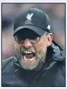  ??  ?? KLOPP: Unhappier