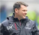  ?? Picture: PA. ?? Trusting his instincts: Interim Rangers boss Graeme Murty.