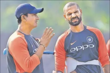  ?? AP ?? ■ After going through an inconsiste­nt patch, Shikhar Dhawan needs to perform now to keep himself in World Cup reckoning.