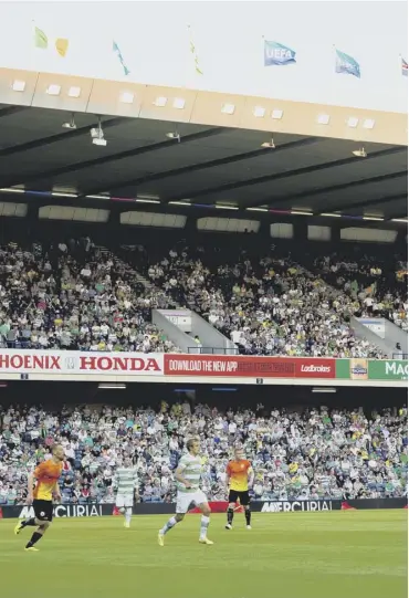  ?? PICTURE: SAMMY TURNER/SNS ?? 0 Celtic v KR Reykjavik in a 2014 Champions League qualifier at Murrayfiel­d.