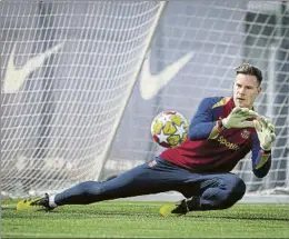  ?? FOTO: FCB ?? Marc ter Stegen, vital en el buen momento actual del Barça