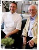 ??  ?? Top chefs: Alain, left, and Michel Roux are behind the restaurant