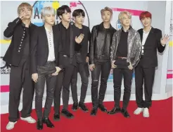  ?? TNS FILE PHOTO ?? TOPPING THE CHARTS: BTS’ ‘Love Yourself: Tear’ debuted at No. 1 on the Billboard 200 chart.