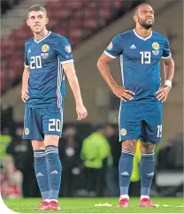  ??  ?? Ryan Christie (left) looks like playing from the start against Belgium. Matt Phillips probably won’t be so lucky