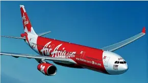  ??  ?? AirAsia X services the Auckland to Gold Coast route using an Airbus A330-300.