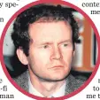  ??  ?? Documentar­y row : Martin McGuinness