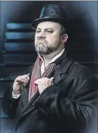  ?? SUBMITTED PHOTO/CHRIS WALZAK, HIGHLAND ARTS THEATRE ?? George MacKenzie returns as miser Ebenzer Scrooge in the Highland Arts Theatre musical production of the Dickens classic, “A Christmas Carol,” running at the Bentinck Street theatre in Sydney, from Dec. 16-20 at 7:30 p.m. nightly.