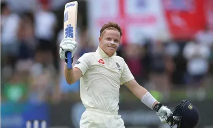  ?? Photograph: Stu Forster/Getty Images ?? Ollie Pope said gaining his first Test hundred with an unbeaten 135 was a very special moment.