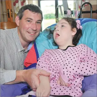  ?? Photo: Daragh McSweeney/Provision ?? Padraig Moynihan and daughter Gobnait, pictured in their home in Glanworth.