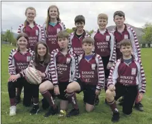  ?? ?? The P6/7 team made it a double for Banavie School at the rugby tournament .